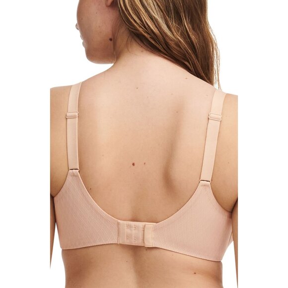 🆕CHANTELLE Smooth Lines Back Smoothing Seamless Minimizer Bra 34C Beige #11N1 - Picture 3 of 9